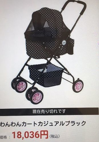 ペットカート・ブラック未使用。