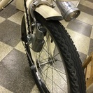 [3138]ブリヂストン　VEGAS（ベガス）　ミニベロ　小径車　20インチ　シングル　リモートレバーLEDライト　ステンレスカゴ　ローラーブレーキ　BAA自転車安全基準適合　状態良好　ベージュ