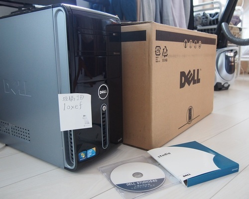 DELL 2009/12月購入 Wicndows7Pro 64bit Mem4GB HDD500GB DVDスーパーマルチ