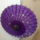 番傘　紫