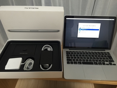 （交渉中）MacbookPro Retina MD212J 新品SSD 美品