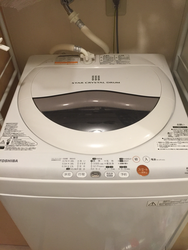 美品 TOSHIBA製 洗濯機 5kg