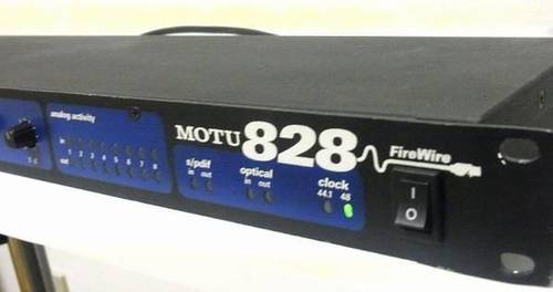MOTU 828 FireWire オーディオインターフェース MOTU 828 + Oyaide SCI 