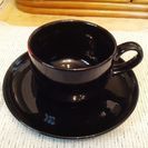 【値下げ】JUNKO KOSHINO コーヒーカップ　黒５客セット
