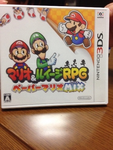 3dsソフト マリオ ルイージrpg ペーパーマリオmix ほぼ新品 あこ 橋本のポータブルゲーム ニンテンドーds 3ds の中古あげます 譲ります ジモティーで不用品の処分