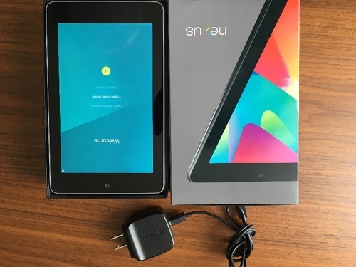 ASUS Nexus7 2012 16G wifiモデル