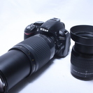 ★★★完売★★★　　極少647回★新品級 Nikon ニコン D3100 W望遠レンズ★安心保証 #43