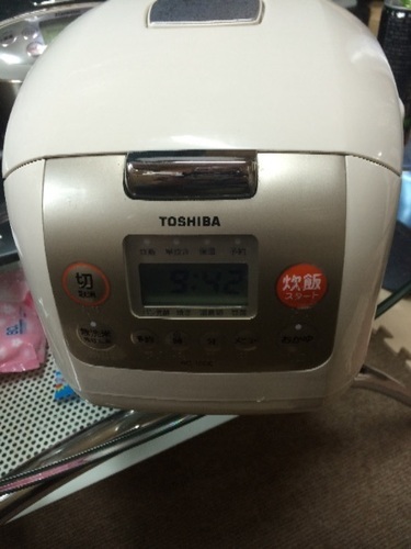 東芝5.5合炊き 2009年製