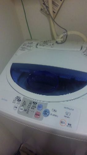 【早急】洗濯機 日立 5.0kg ステップウォッシュ 風乾燥機能付 2007年製