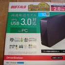 Buffalo外付ＨＤＤ 未開封 テレビ、パソコン用