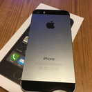 iPhone5s 64G スペースグレー au