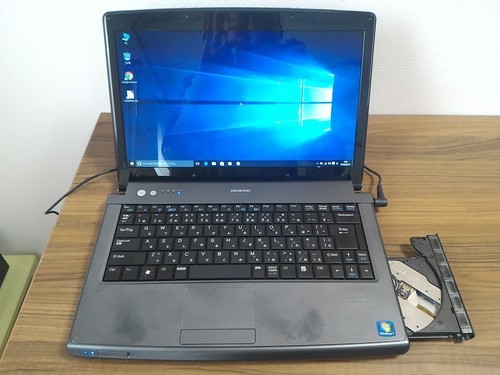 (値下げしました)高性能i3搭載Windows10 i3/ﾒﾓﾘ4G/HDD140G/DVD-RW/Libre Office [ONKYO R415A]
