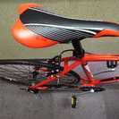 受付終了★新品★クロスバイク12kgアルミ★赤★700C★