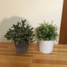 IKEA(イケア) FEJKA 人工観葉植物と鉢植え 2点