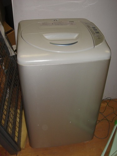 [引渡完了] 全自動 洗濯機 ASW_EG50A 三洋電機  5kg 中古 笹塚から5km圏内配達無料