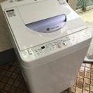 2014年 シャープ 穴なし ステンレス槽 5.5kg 洗濯乾燥機