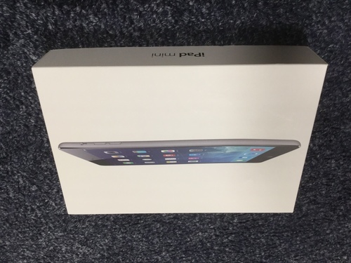 【売り切れ】iPad mini2 スペースグレイ 16GB(AppleCareで交換後未使用品)wifiモデル