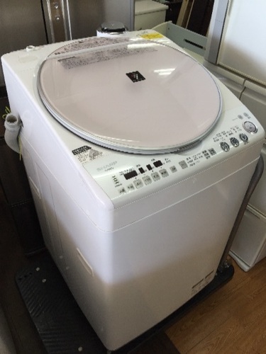 シャープ 2011年 8kg 洗濯乾燥機 美品