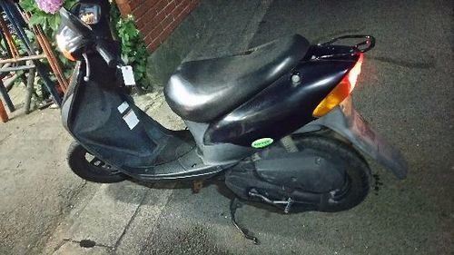 レッツ2 中古原付バイク 実働 黒