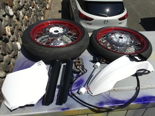 WR250X 純正ホイール セット