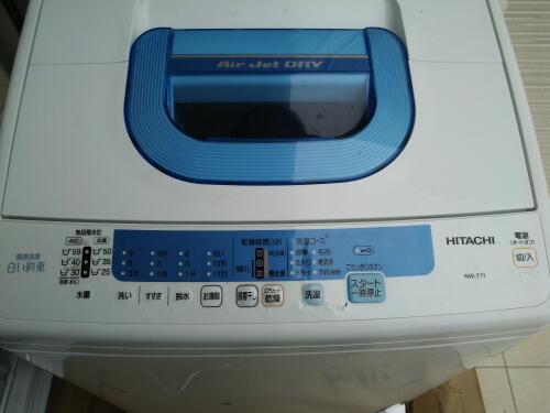 HITACHI 洗濯機 7kg 2011年製 白い約束 エアジェット乾燥