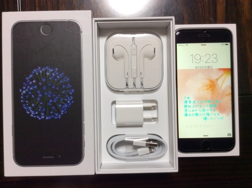 スマートフォン本体 iPhone 6 Plus Space Gray 16 GB Softbank Refurbished Apple iPhone 6S Plus (Space Gray, 16GB