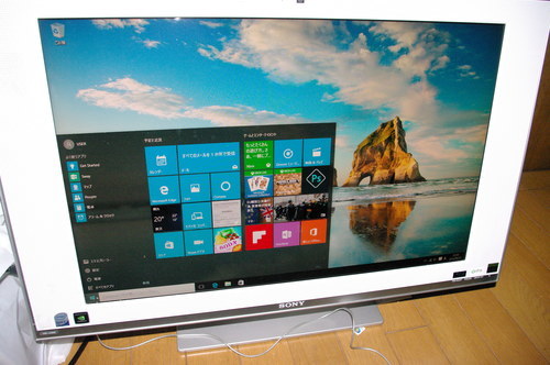 WIN10  VAIO一体型　HDD1T　ブルーレイドライブ！