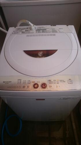 SHARP洗濯機5.5キロ美品!!   取り引き中
