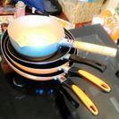 フライパン3種類と片手鍋