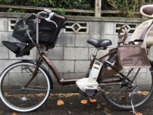 【値下げしました】★アンジェリーノ２６型　電動子供乗せ自転車　３人対応★