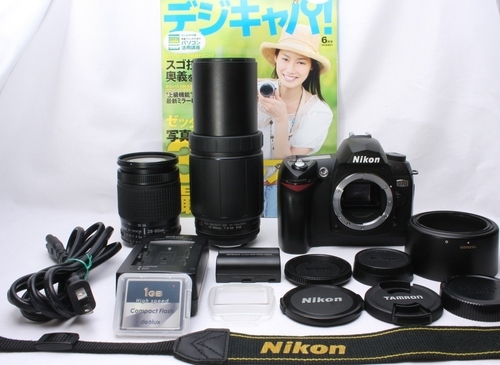 ★★★完売★★★　　極少ショット92回★新品級 Nikon ニコン D70 Wレンズ　安心保証 #64