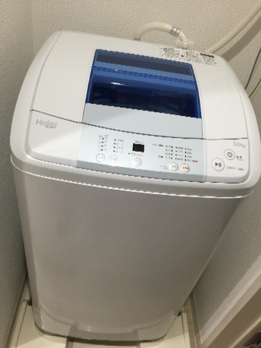 【美品(交渉成立)】ハイアール5.0洗濯機