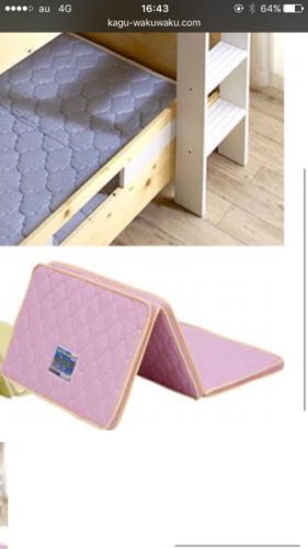 新品ベッドマット 97✖︎195 シングルサイズ 三つ折りタイプ