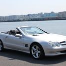 中古メルセデスベンツSL500（R230）シルバー無事故車、是非...