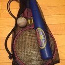 バトミントンと野球のおもちゃセット