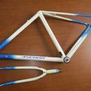 24インチジュニアロードフレーム 【国内ビルダーの特注オーダークロモリフレーム】 小学生キッズレーサーに♪