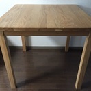 無印木製テーブル