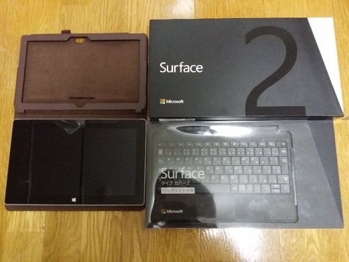 【中古】Surface 2 32GB + Office + Typecover2 + おまけカバーつき