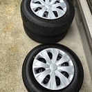 新車　取り外し　タイヤ・スチールセット