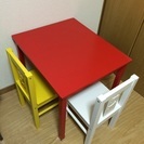 IKEAのお子様用テーブル&椅子