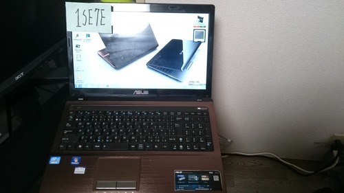 ノートパソコン asus k53e-sxbrown