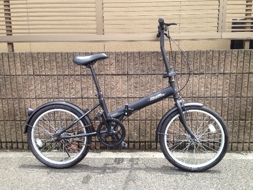 【販売済】【317】【整備済】折畳自転車　20インチ　シングルギヤ　カギなし　ライトなし【6000円】