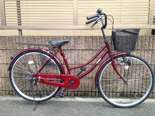 【販売済】【320】【整備済】軽快車　26インチ　シングルギヤ　ダイナモライト【6000円】