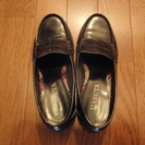 【受渡完了】　中学生通学用　革靴　ローファー　23cmEEE