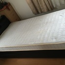 ベッド（台＋フランスベッドのマット）  幅96ｘ長さ210cmｘ...