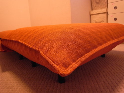 値下げフランスベッド社ソファーベッド 寝心地 のよいソファ Lifit ライフィット Sサイズオレンジ じゅり 西大橋のベッド ソファーベッド の中古あげます 譲ります ジモティーで不用品の処分
