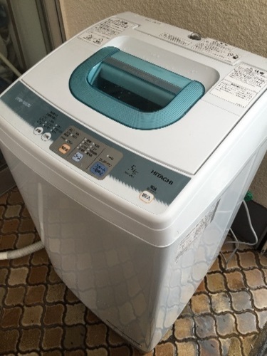 2010年 日立 5kg 洗濯機  風乾燥