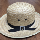 婦人サイズ 麦わら帽子 アメリカのアーミッシュが制作したもの