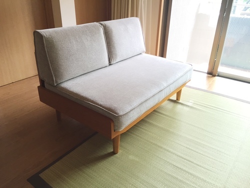 売却済み] UNICO ALBERO(アルベロ) カバーリングソファ 2シーター 美品