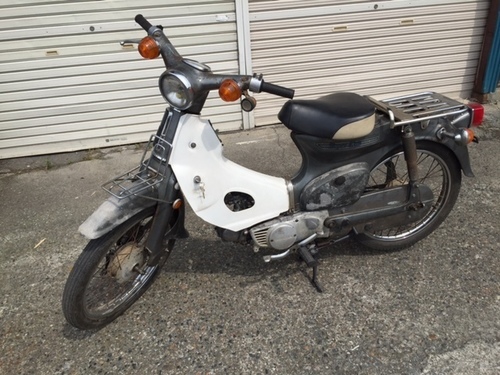 ホンダ　スーパーカブ　C50　カモメ　縦キャブ　レストアベース